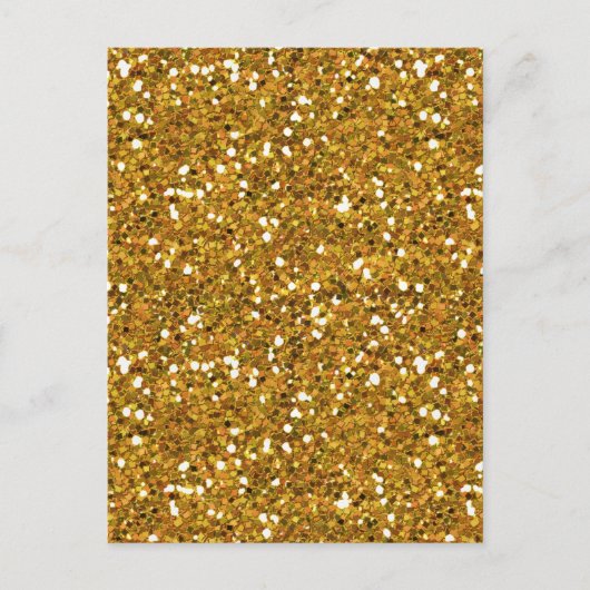 MIXMATCH ROYAL GOLDS GOLDEN WHITE GLITZER BACKGROU POSTKARTE (Vorderseite)