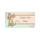 Mixmaus Adressaufkleber (Vorne)