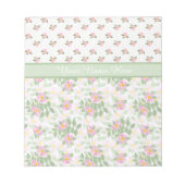 Mix'n'match Dog Rose Florals: Notepad oder Jotter Notizblock (Vorderseite)