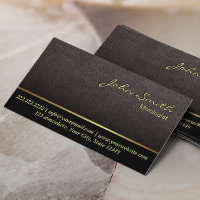 Mixologe Barkeeper Dunkler Leder Textur