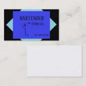 Mixologe Barkeeper Visitenkarten Visitenkarte (Vorne/Hinten)
