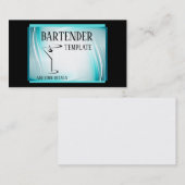 Mixologe Barkeeper Visitenkarten Visitenkarte (Vorne/Hinten)
