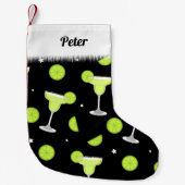 Mixologe Margarita Cocktail Kleiner Weihnachtsstrumpf (Vorderseite)