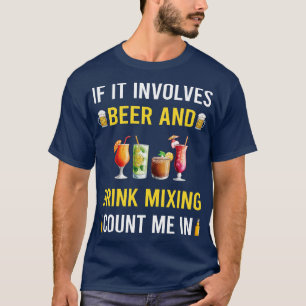 Mixologe Mixology Cocktail für Bier und Getränke T-Shirt