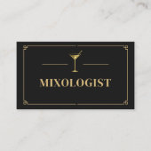 Mixologe Profi Visitenkarte (Vorderseite)