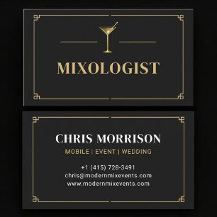 Mixologe Profi Visitenkarte