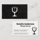 Mixologie | Catering-Logo Visitenkarte (Vorne/Hinten)