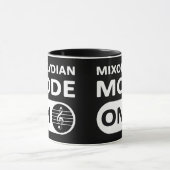 Mixolydischer Musikmodus Ein - Tasse (Zentrum)