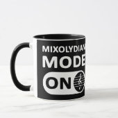 Mixolydischer Musikmodus Ein - Tasse (Links)