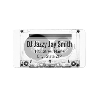 Mixtape (Adressetikett oder Aufrufkarte) Adressaufkleber