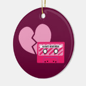 MixTape Heartbreak Keramik Ornament (Links)