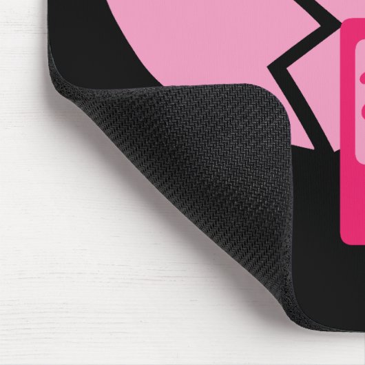 MixTape Heartbreak Mousepad (Ecke)