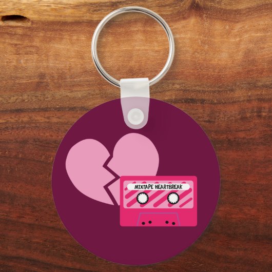 MixTape Heartbreak Schlüsselanhänger (Vorderseite)