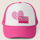 MixTape Heartbreak Truckerkappe (Vorderseite)