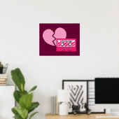 Mixtape Herzschmerz Poster (Heimbüro)