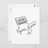 Mixtape - Ihr Rock Postkarte (Vorne/Hinten)