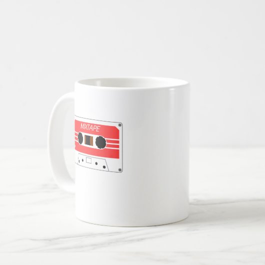 Mixtape Kassette durch Chillee Wilson Kaffeetasse (Vorderseite Links)