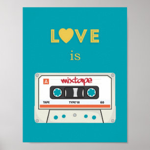Mixtape Retro Poster