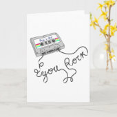 Mixtape - Sie Felsen Karte (Gelbe Blume)