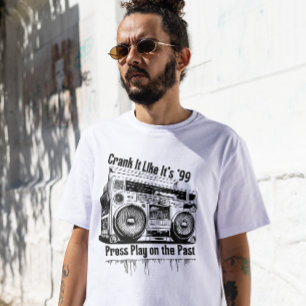 Mixtapes, Bass und Rewind-Tage – 90er-Musik-Nostal T-Shirt