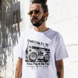 Mixtapes, Bass und Rewind-Tage – 90er-Musik-Nostal T-Shirt
