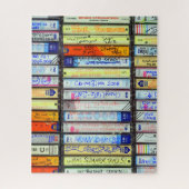 Mixtapes farbenfrohe handgeschriebene Kassetten Puzzle (Vertikal)