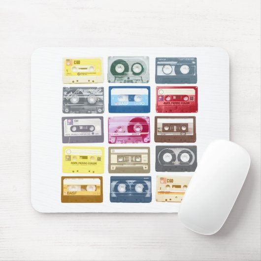 Mixtapes Grafik Mousepad (Mit Mouse)