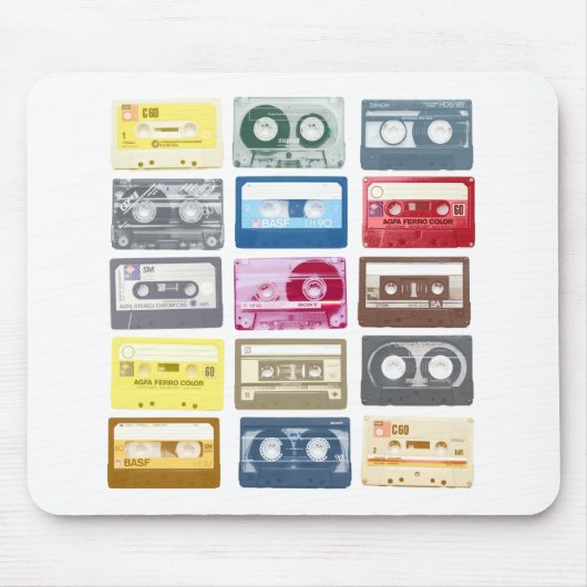 Mixtapes Grafik Mousepad (Vorne)