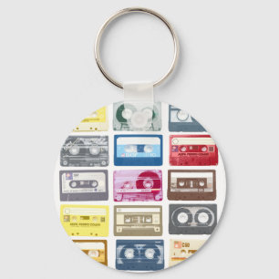 Mixtapes Grafik Schlüsselanhänger