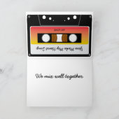 Mixtapezierungskarte Feiertagskarte (Innenseite)