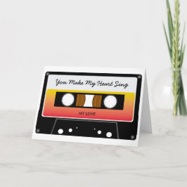 Mixtapezierungskarte Feiertagskarte