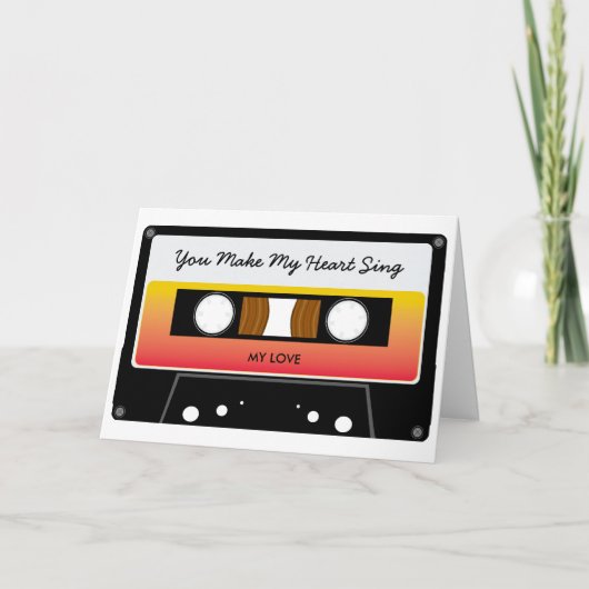 Mixtapezierungskarte Feiertagskarte (Vorderseite)