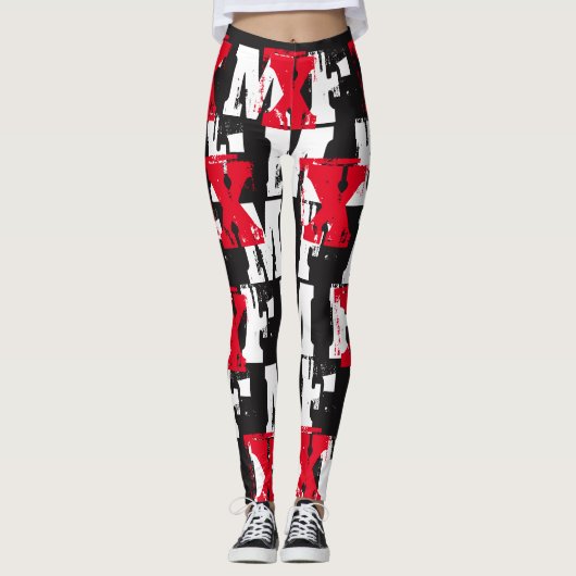 MixxedFit® inspirierte MF darstellen Leggings (Vorderseite)