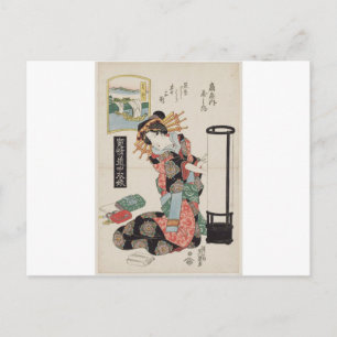 Miya: Yashio of the Ôgiya von Keisai Eisen Postkarte