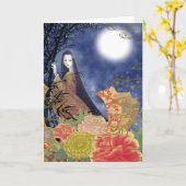 Miyabi Gruß-Karte Karte (Gelbe Blume)