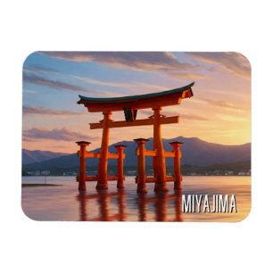 Miyajima Floating Torii Itsukushima Shrine Travel Magnet