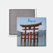 Miyajima torii japan magnet (Vorderseite/Rückseite)