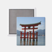 Miyajima torii magnet (Vorderseite/Rückseite)