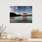 Miyajima Watercolor Poster (Küche)