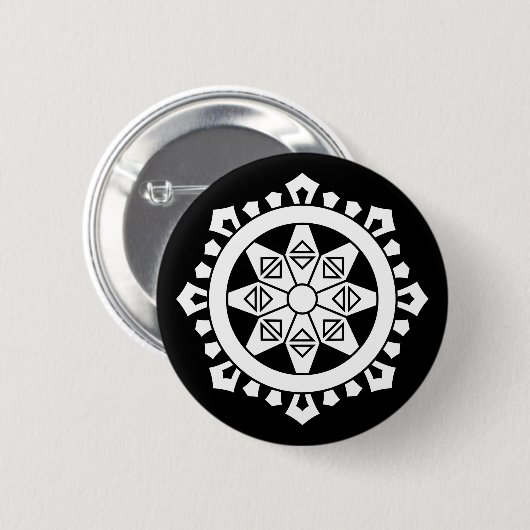 Miyake dharma charka button (Vorne & Hinten)