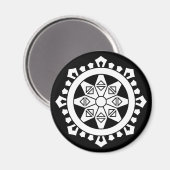Miyake dharma charka magnet (Vorderseite/Rückseite)