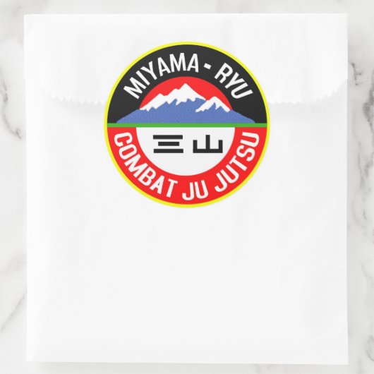 MIYAMA LOGO RUNDER AUFKLEBER (Tasche)