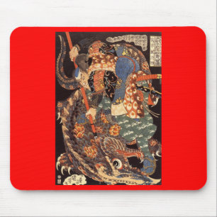Miyamoto Musashi, das C. 1800's malt Mousepad