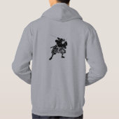 Miyamoto Musashi durch Utagawa Hoodie (Rückseite)