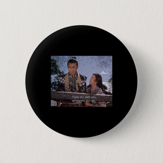 Miyamoto Musashi Otsu - Samurai Trilogy Bridge Sce Button (Vorderseite)