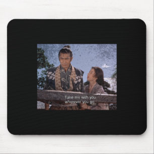 Miyamoto Musashi Otsu - Samurai Trilogy Bridge Sce Mousepad