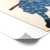 Miyamoto Musashi Painting c. 1800 Poster (Ecke)