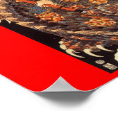 Miyamoto Musashi Painting c. 1800 Poster (Ecke)