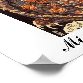 Miyamoto Musashi Painting c. 1800 Poster (Ecke)