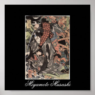 Miyamoto Musashi Painting, c. 1800 Poster